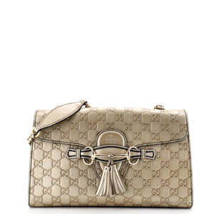 Emily Chain Flap Bag Guccissima Leather #252700G11B